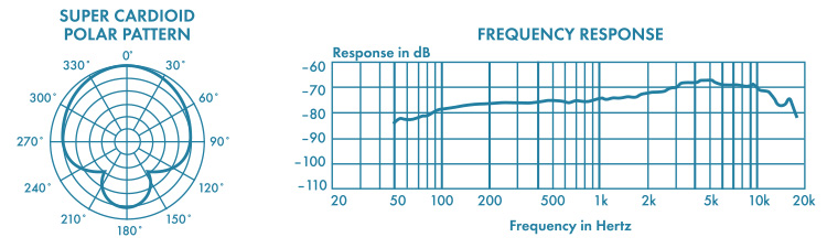 DRV200 Frequency Response Polar Pattern